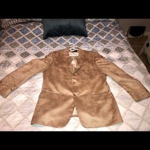 46L Tan suede Nautica Sports Coat